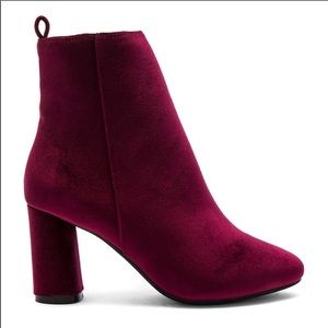 NBD X RAYE Afton Velvet Booties